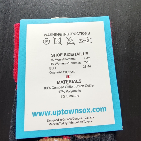 Uptown Sox | pattern - little Canadian 🦫 beavers hockey & a mountie - Picture 4 of 5